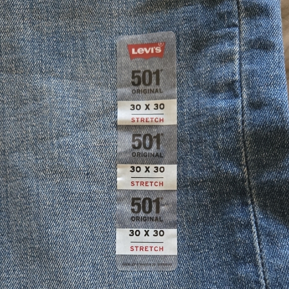 Levi's Blue Straight Jeans Classic Style - Picture 2 of 5